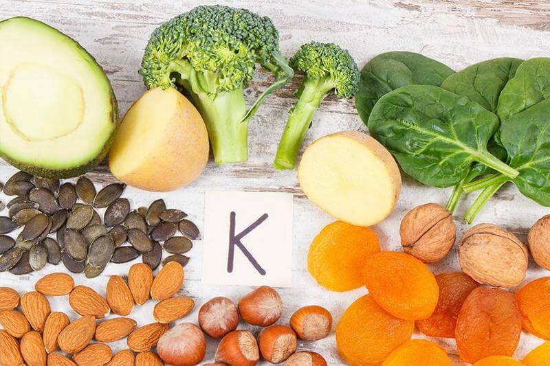 Vegetables rich in vitamin K
